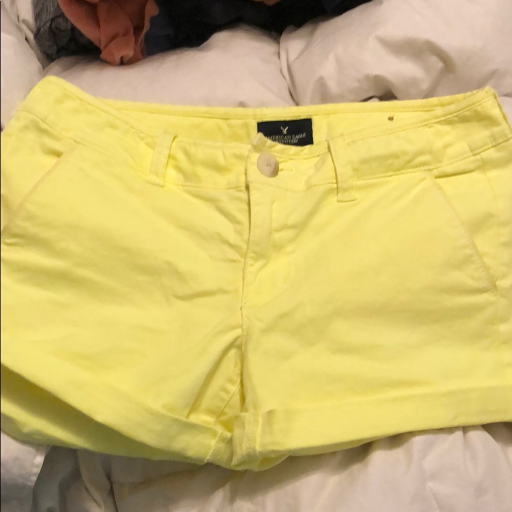 Neon Yellow Shorts